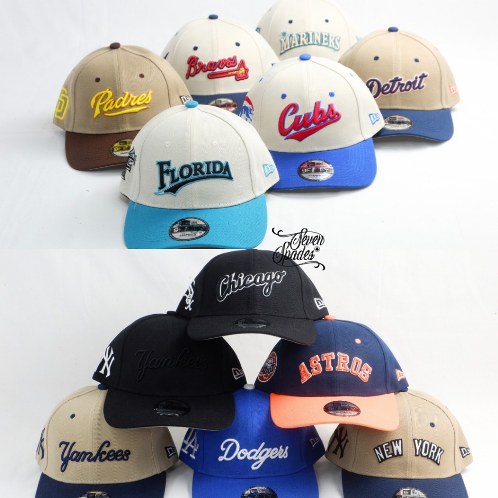 TOPI MLB X FELT TOPI BASEBALL DETROIT TIGERS MIAMI MARLINS NY YANKEES SAN DIEGO PADRES ATLANTA LA DO
