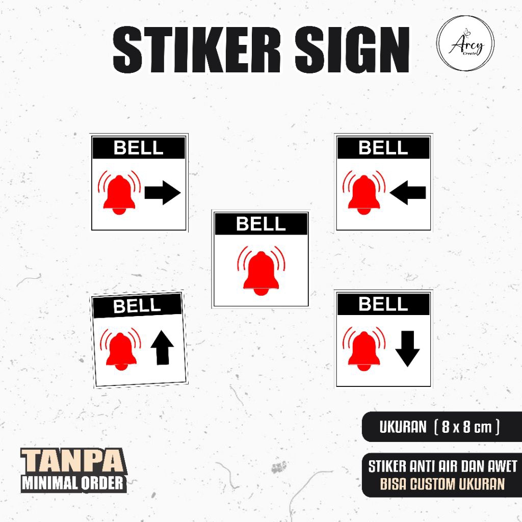 

Stiker Bell Pintu