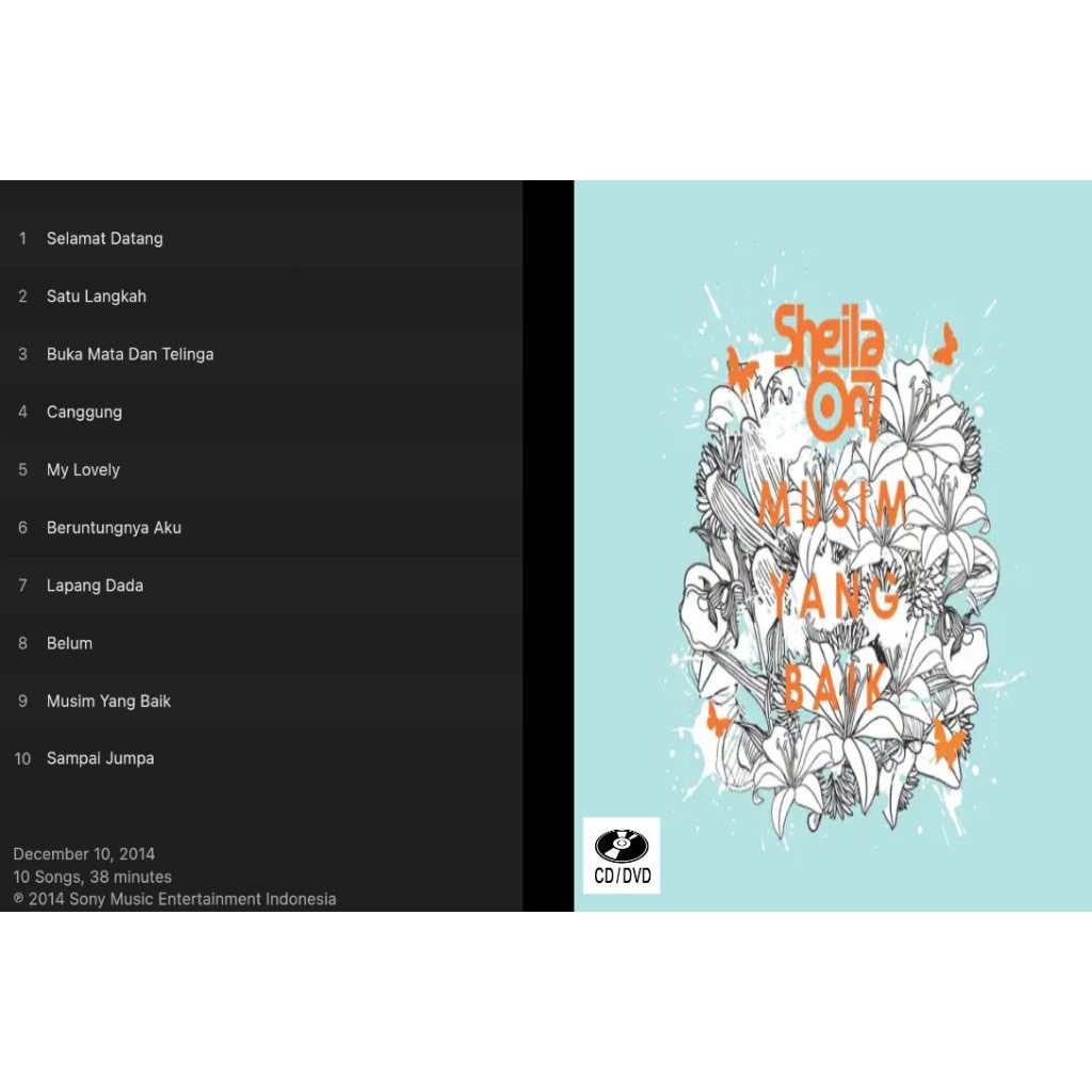 sheila on 7 musim yang baik cd dvd album 2014