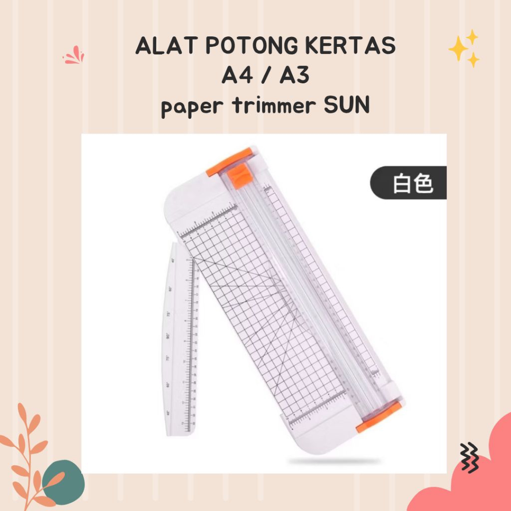 

SUN PAPER TRIMMER alat potong kertas manual ukuran A4 / A3