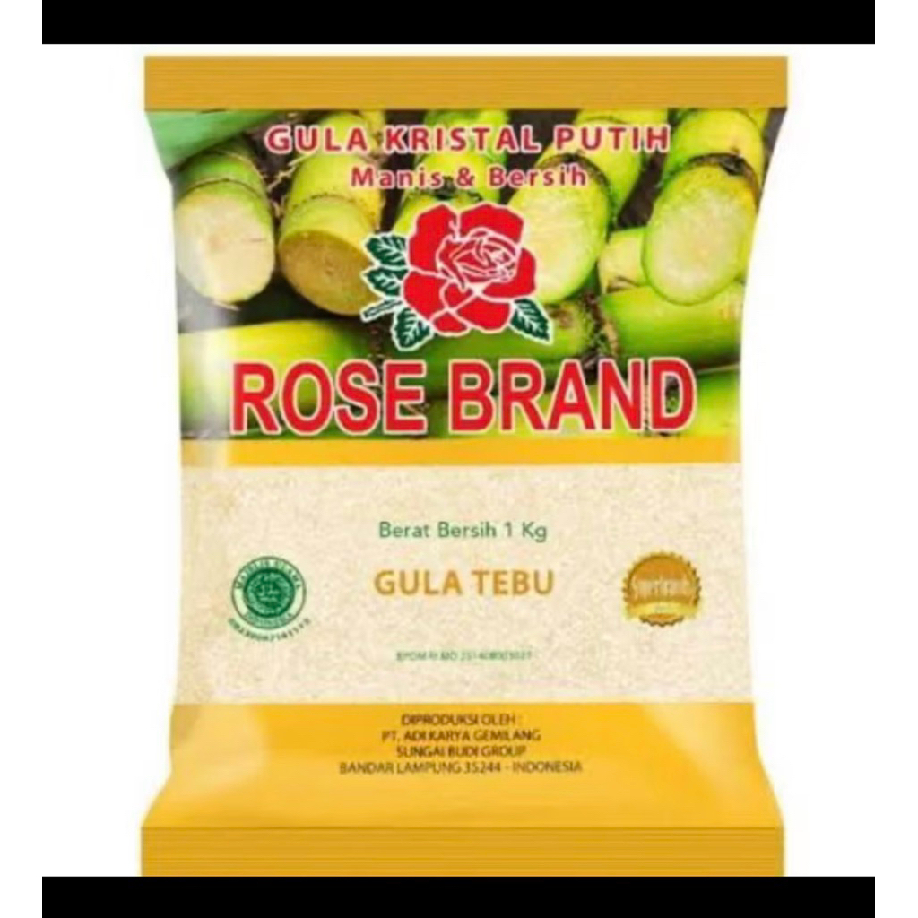 

Gula Putih Rose Brand 1kg Gula pasir