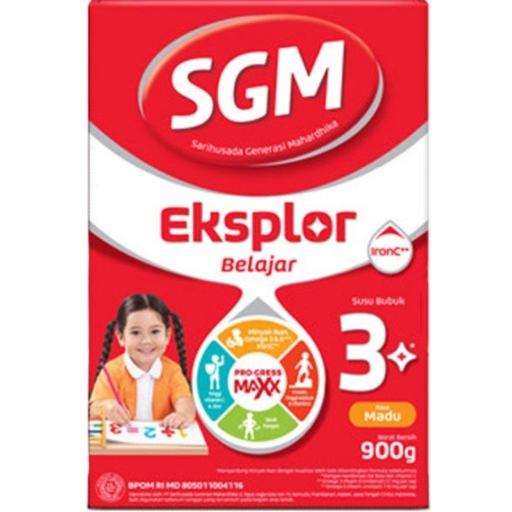 

SGM 3+ 900g Madu, Vanila, Coklat