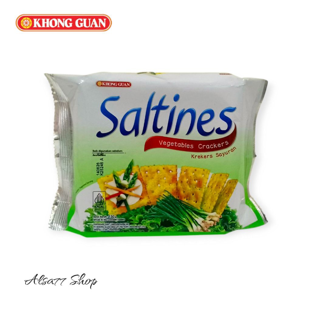 

Khong Guan Saltines Original / Vegetables Crackers 150 gram