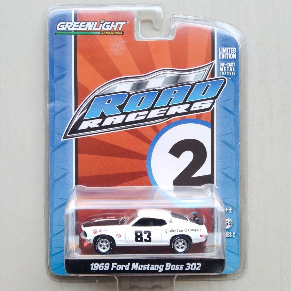 Greenlight 1969 Ford Mustang Boss 302 Road Racers no John Wick
