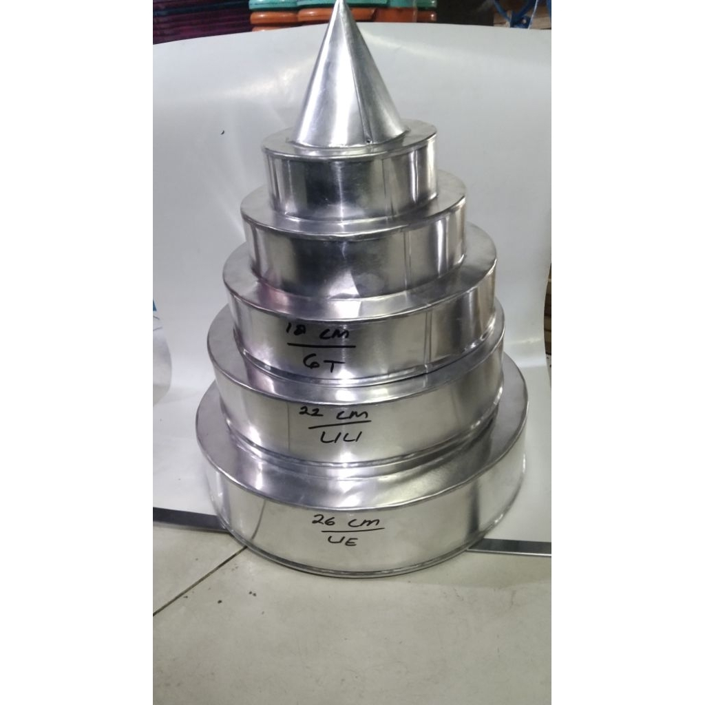 CETAKAN TUMPENG SUSUN /CETAKAN NASI TUMPENG SAMBUNGAN