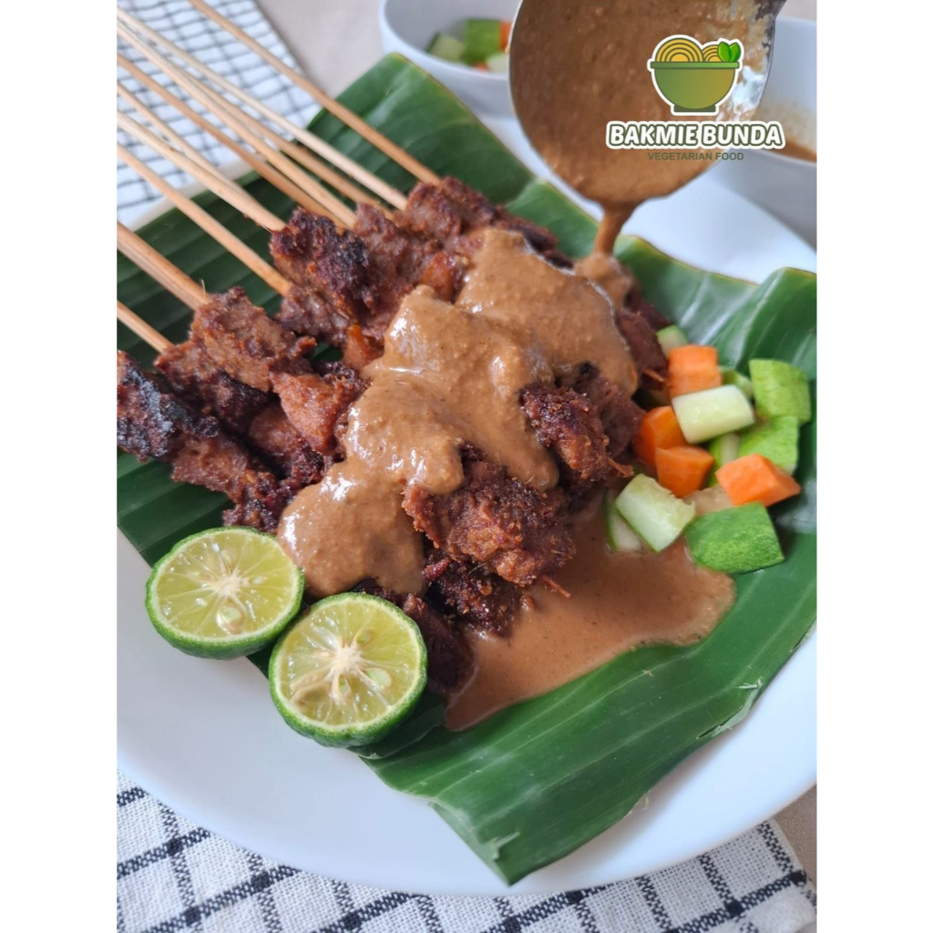 

SATE MADURA VEGAN (BUKAN SATE GLUTEN) BAKMIE BUNDA