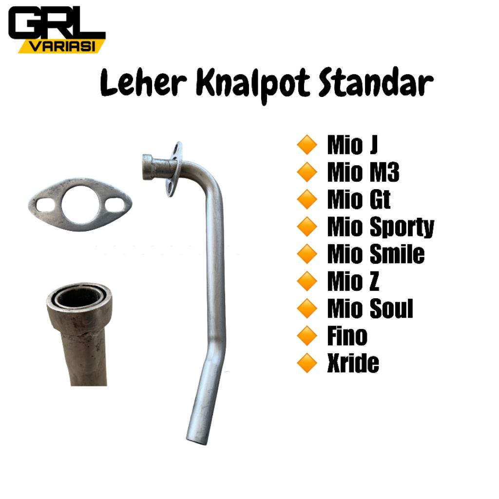 Leher Knalpot Standar Mio Fino Xride / Sambungan Knalpot Mio Fino Xride