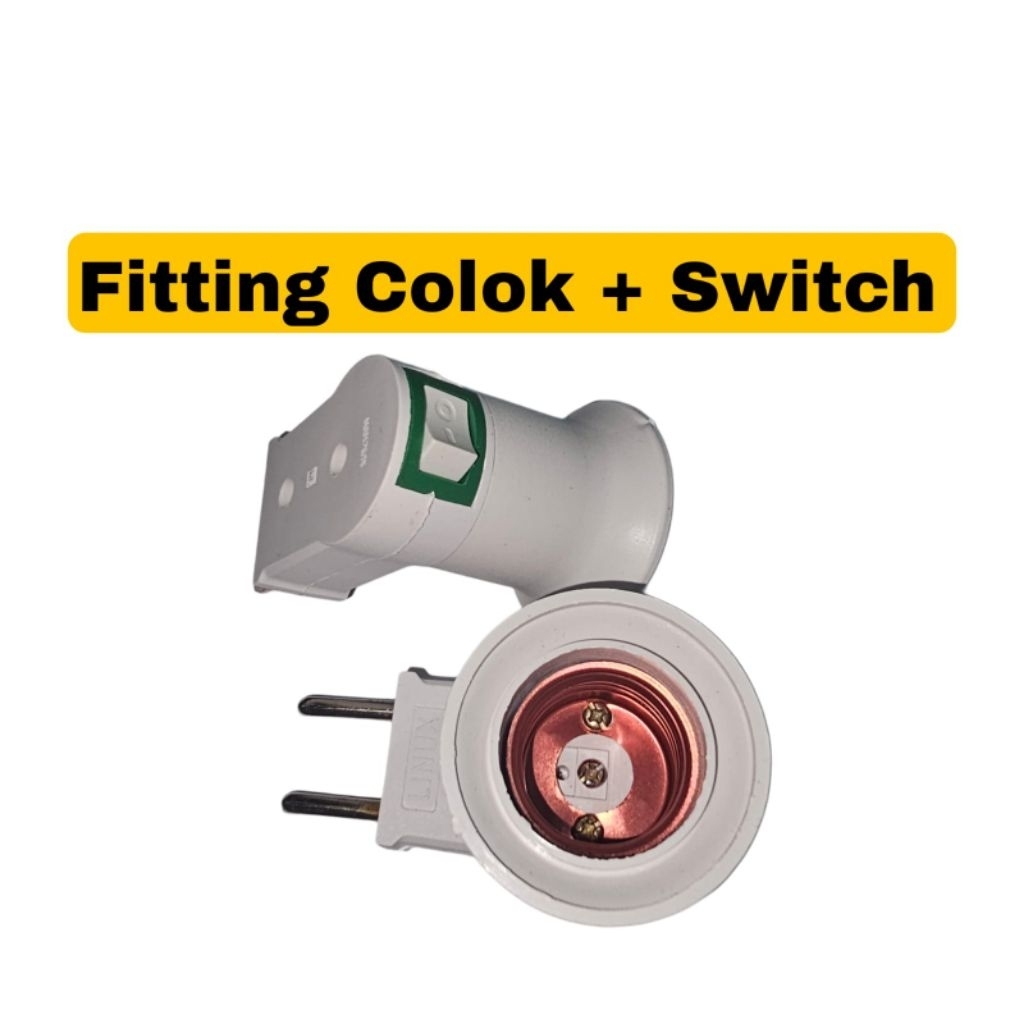 Starlux Fitting Colok + Switch merk Starlux/Linux