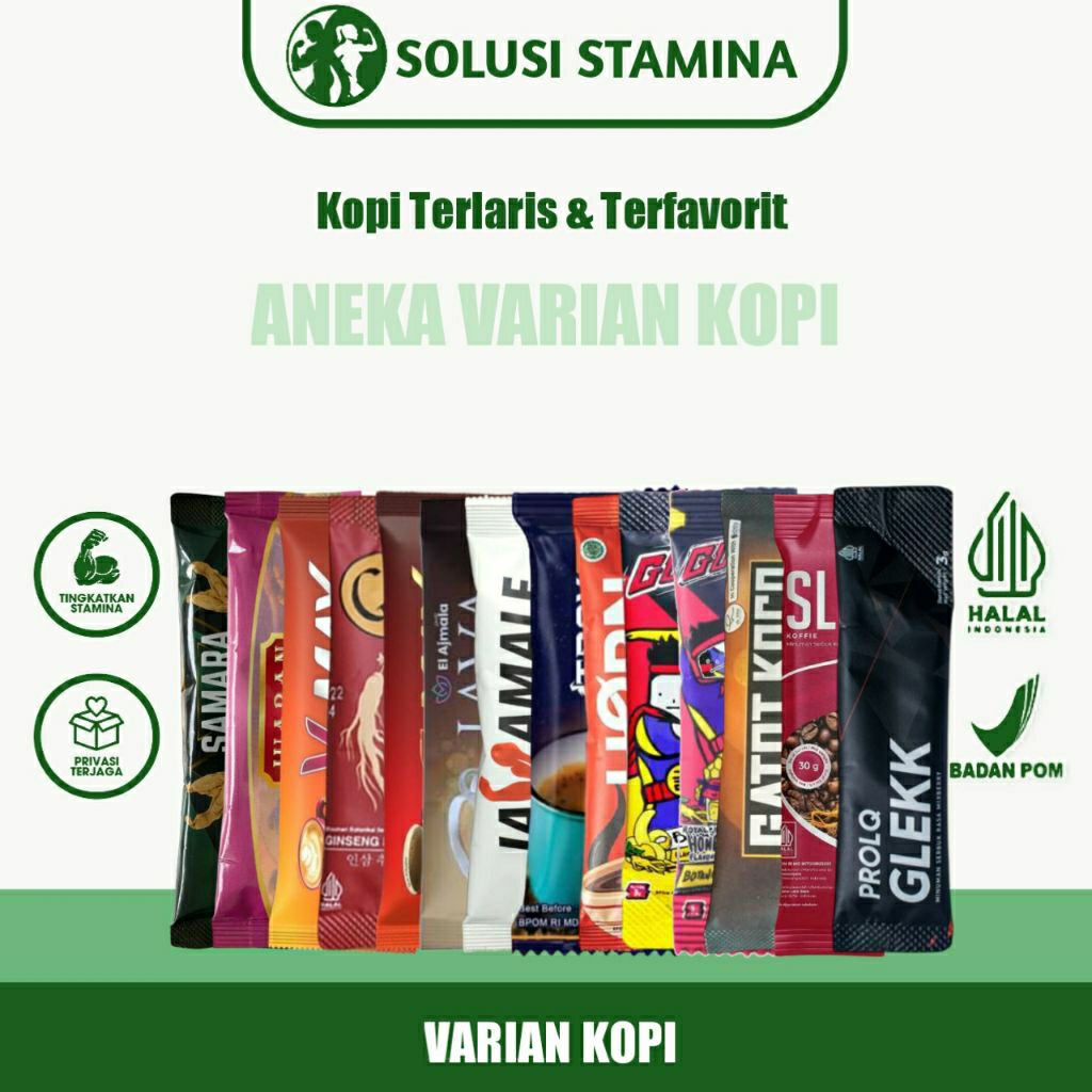 

Solusi Stamina Kopi Vitalitas untuk Pria dan Wanita - Eceran 1 Sachet