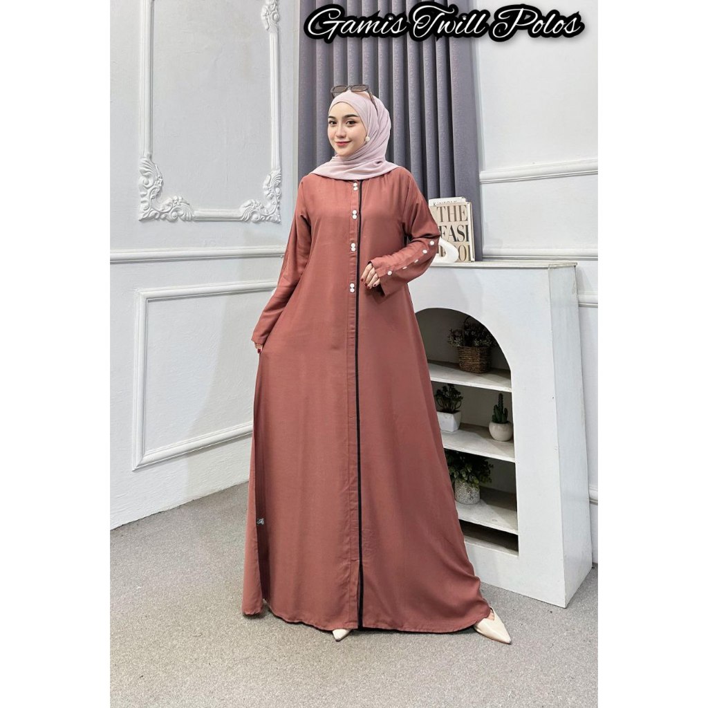 Gamis Twill Ori Polos Terbaru