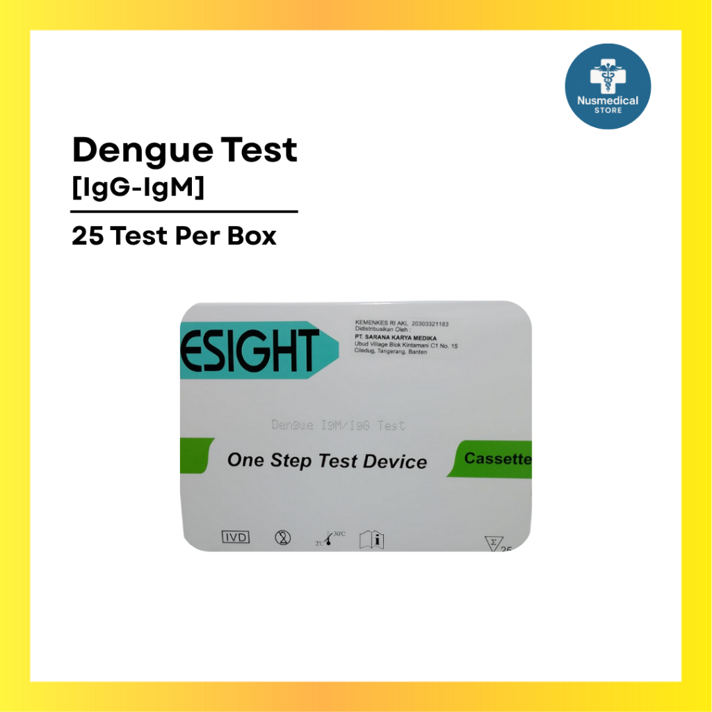 DENGUE IGM/IGG TEST, ALAT TES DENGUE IGM/IGG ESIGHT
