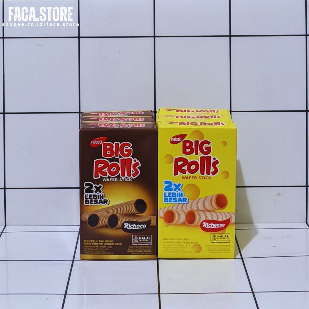 

Big Rolls wafer stick 56gr box