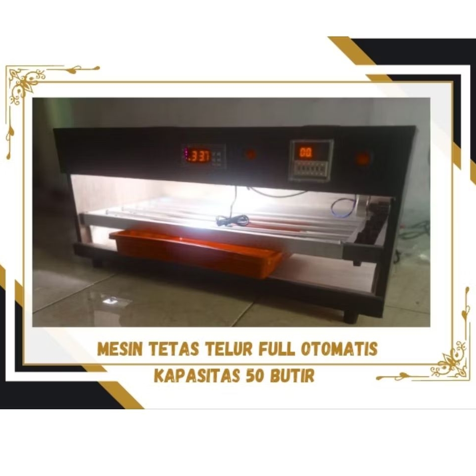 Mesin tetas telur SUDAH full otomatis kap 40 butir telur BISA COD..