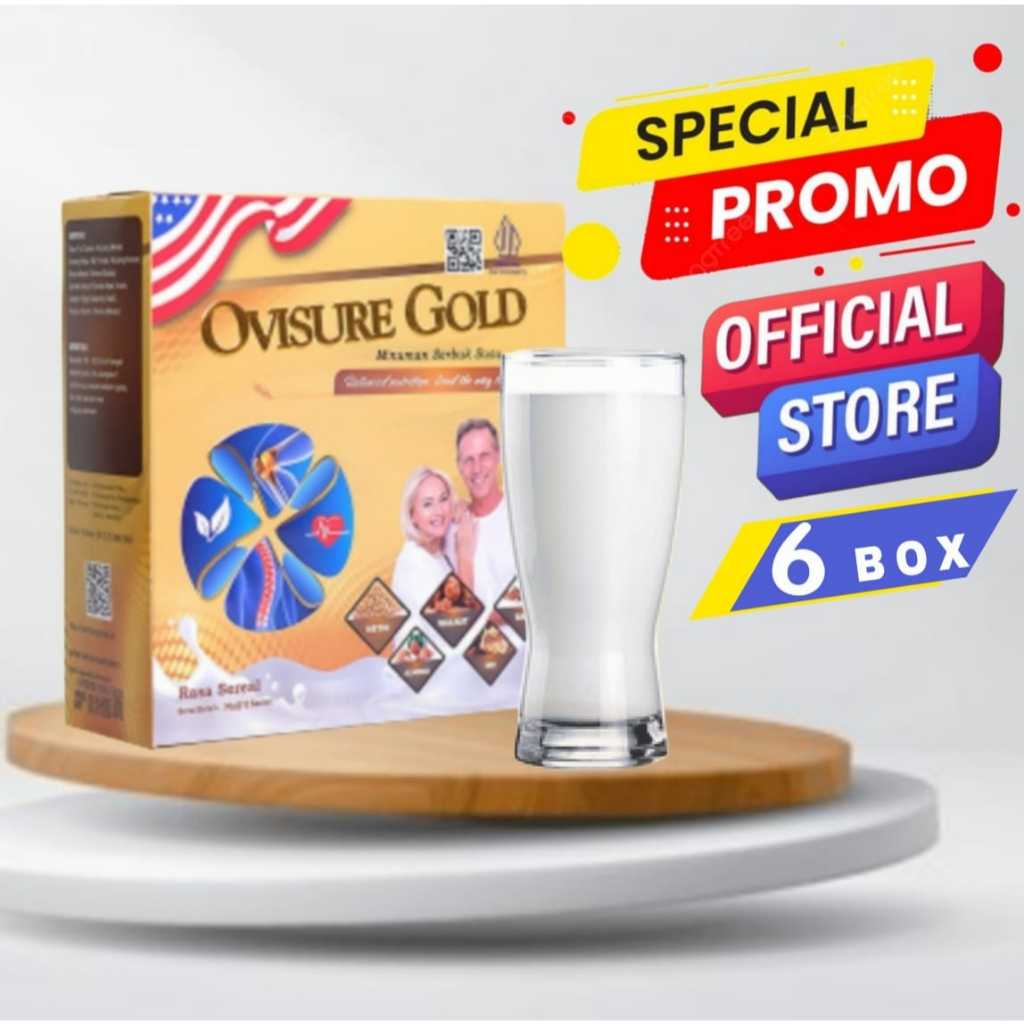 

6 BOX OVISURE GOLD ORIGINAL USA - SUSU UNTUK PENGOBATAN TULANG DAN SENDI ASLI