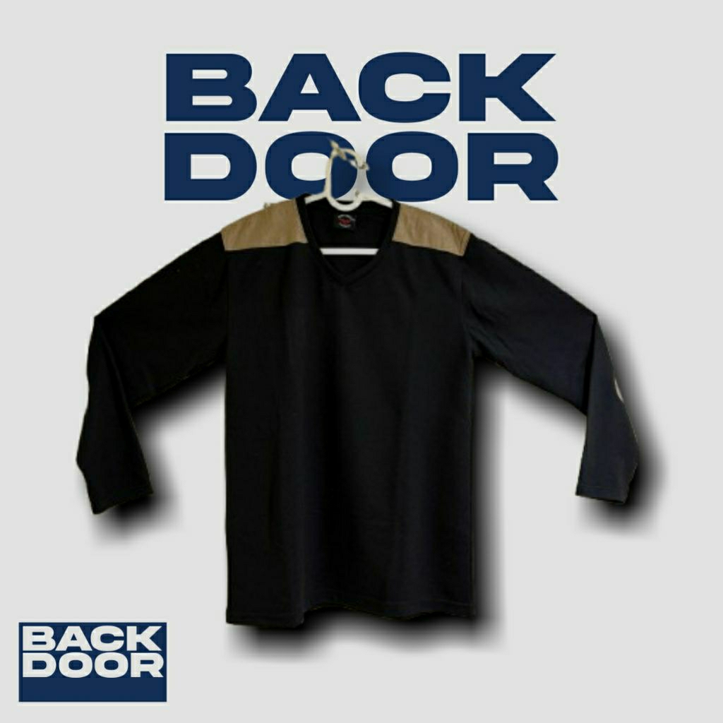 Baju outdoor pria lengan panjang  Baju Pria lengan panjang hitam