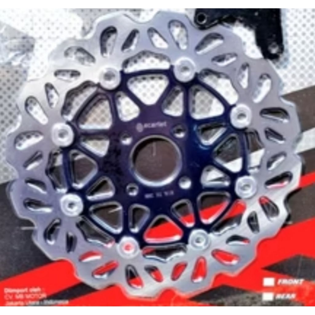 piringan cakram skywave besar lebar scarlet racing