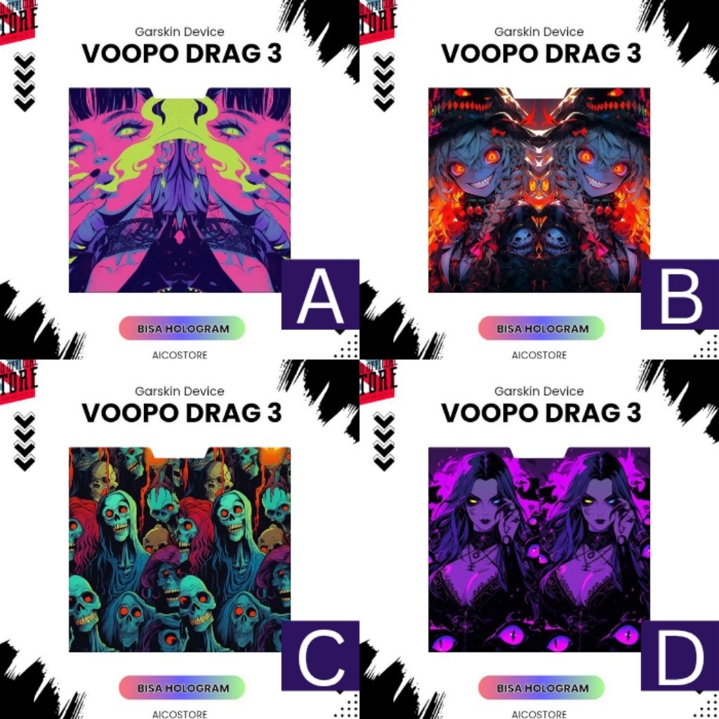 

Protector Body Dark 3 Motif Bisa Custom