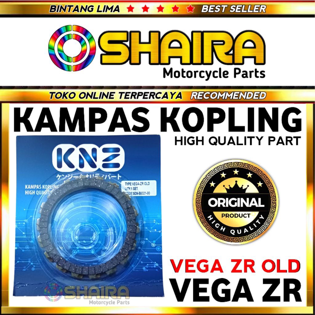 OLD - KAMPAS KOPLING VEGA ZR OLD / KAMPAS VEGA ZR LAMA / KNZ HIGH QUALITY PART / KAIN KOPLING VEGA Z