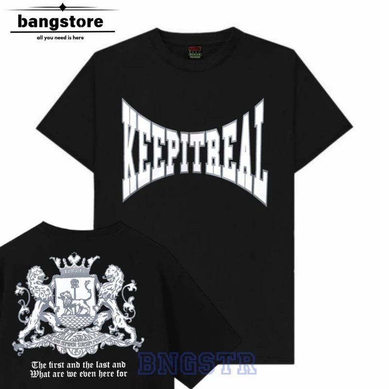 ORIGINAL tshirt KEEP IT REAL - Bleeding da weak (hitam)