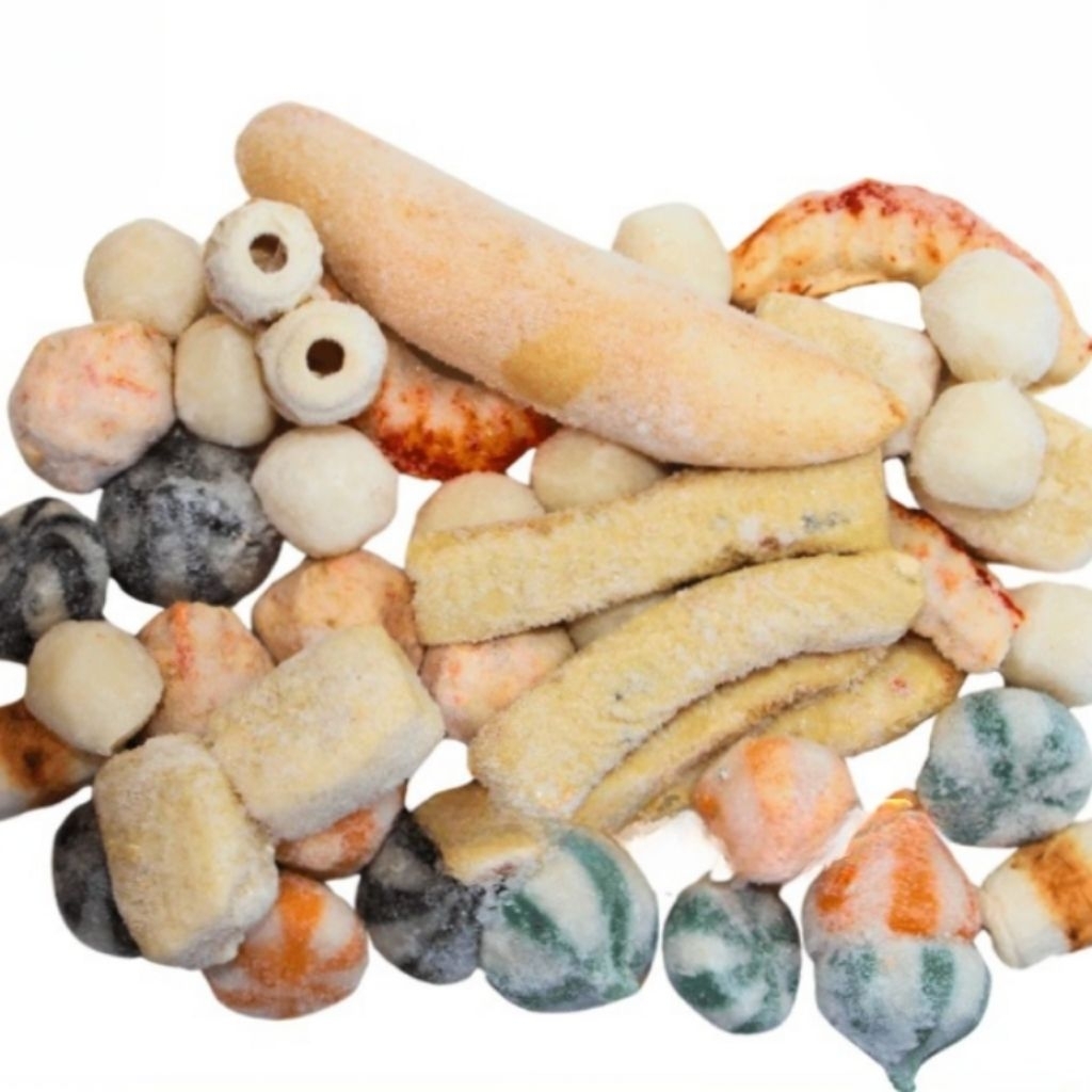 

Kode J. Aneka Bakso Seafood Steamboat Bakso Ikan Mix Beku Frozen