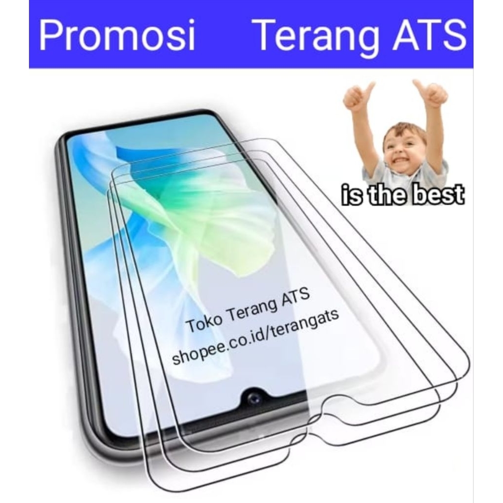 Kaca Bening Handphone Aksesoris Pelindung Layar Handphone Tipe Oppo A16