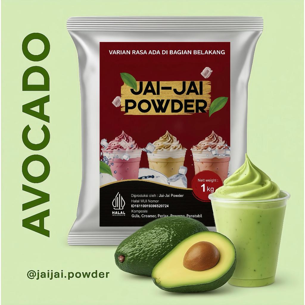 

Bubuk Minuman 1kg - Avocado - Jai Jai Powder