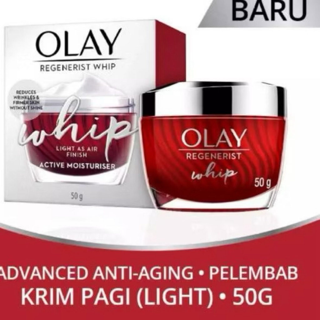 Olay Whip Pelembab Advance Anti Aging Krim Pagi 50g Olay Regenerist Whip