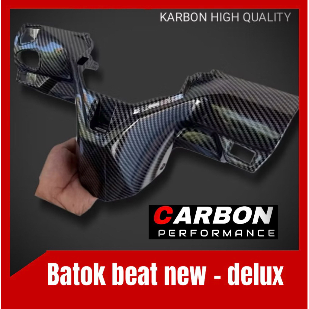 Batok kepala beat delux k1A led carbon Batok beat new carbon non idling