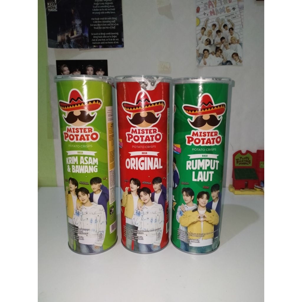 

MISTER POTATO CRISPS X SEVENTEEN 106gr
