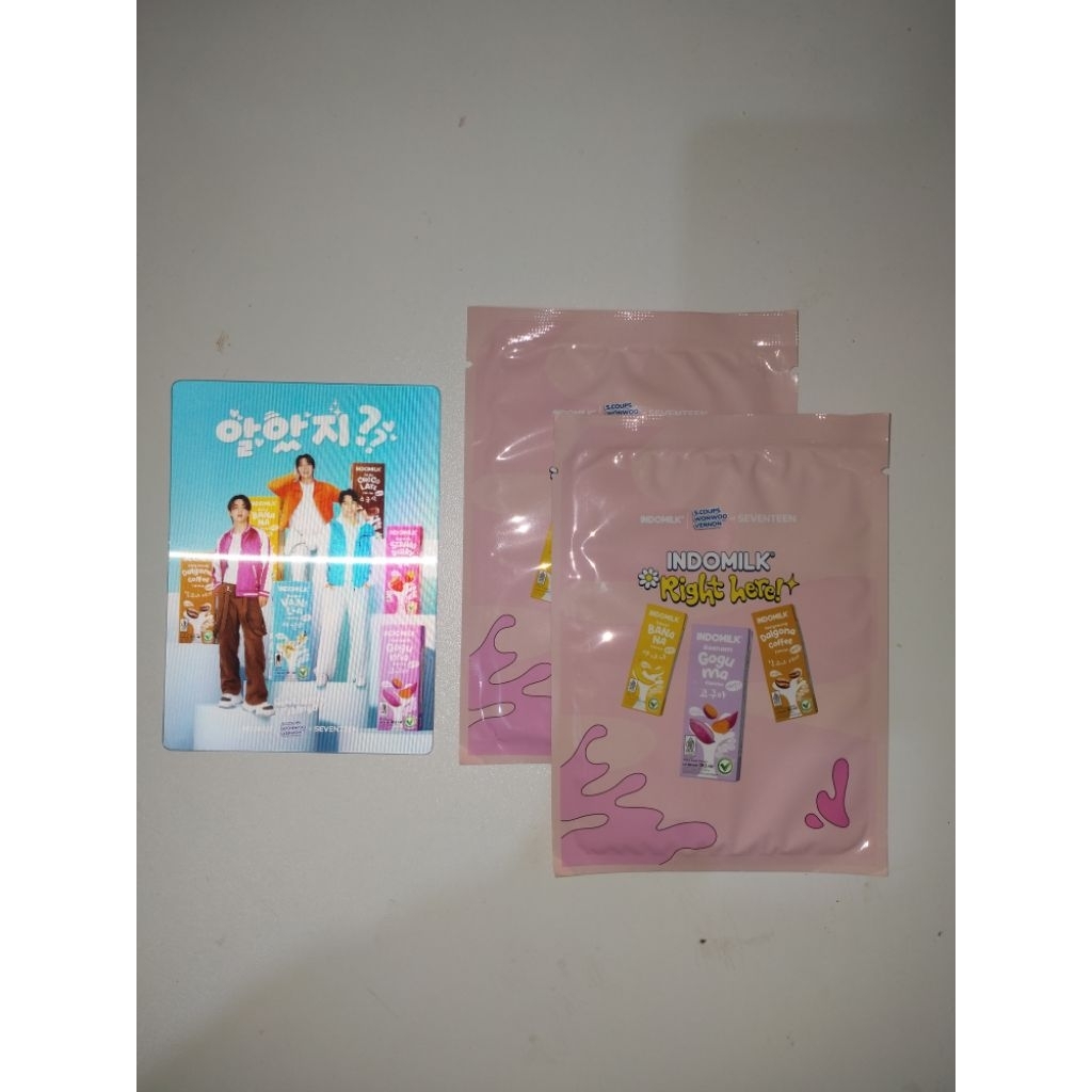 

INDOMILK X SEVENTEEN SCOUPS WONWOO VERNON