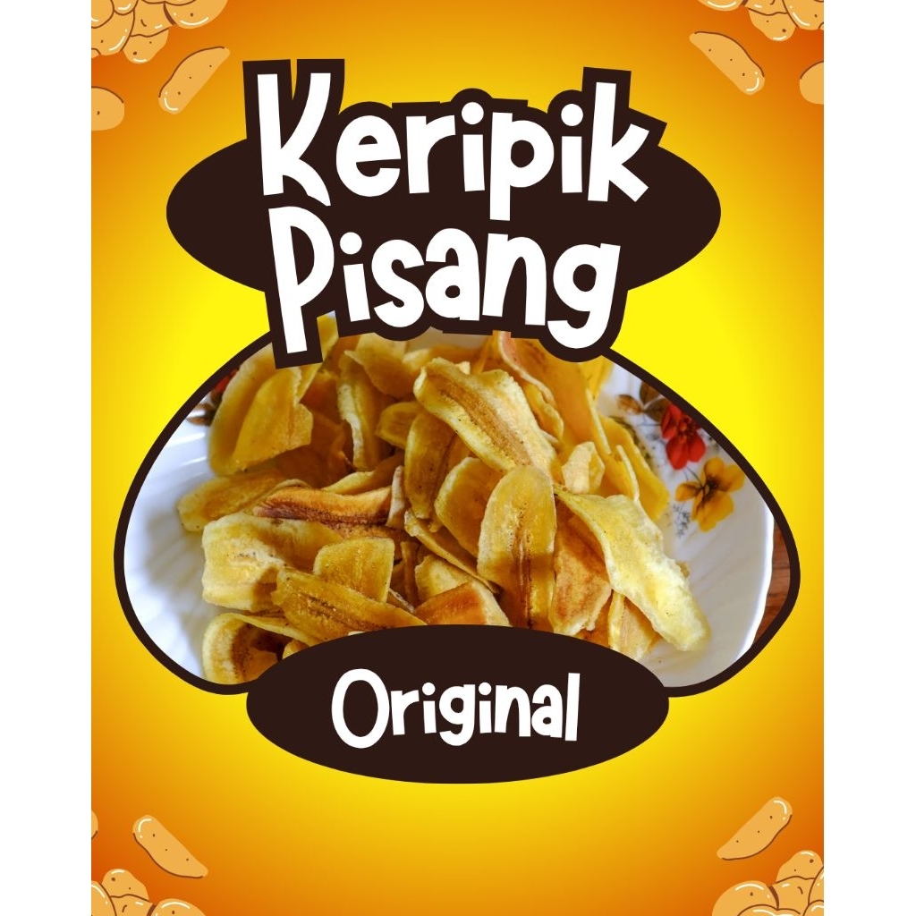 

Cemilan Keripik Pisang Original 500gr Asin Gurih || BANANA MELTED