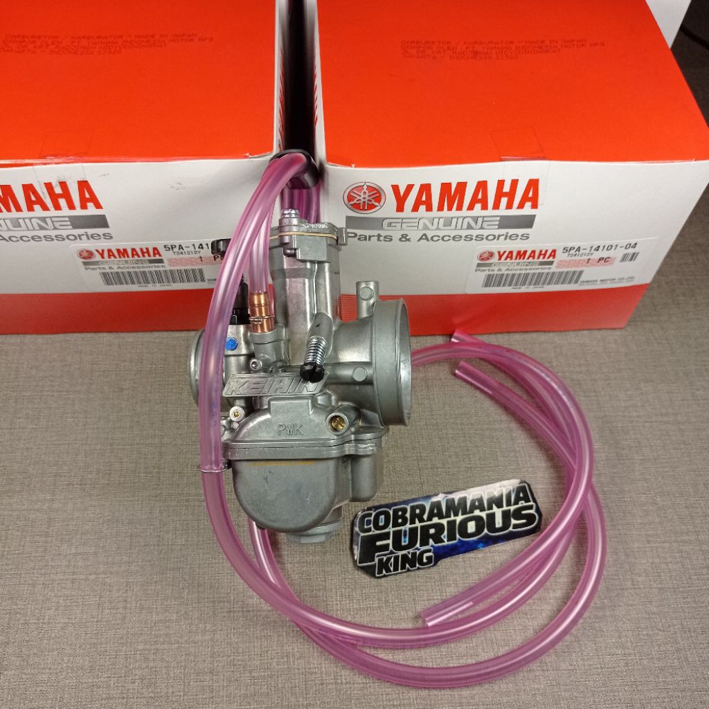 KARBURATOR KARBU ASSY PWK 28 YZ 85 YZ85, RX KING NINJA ORIGINAL YAMAHA JAPAN 5PA-14101-04