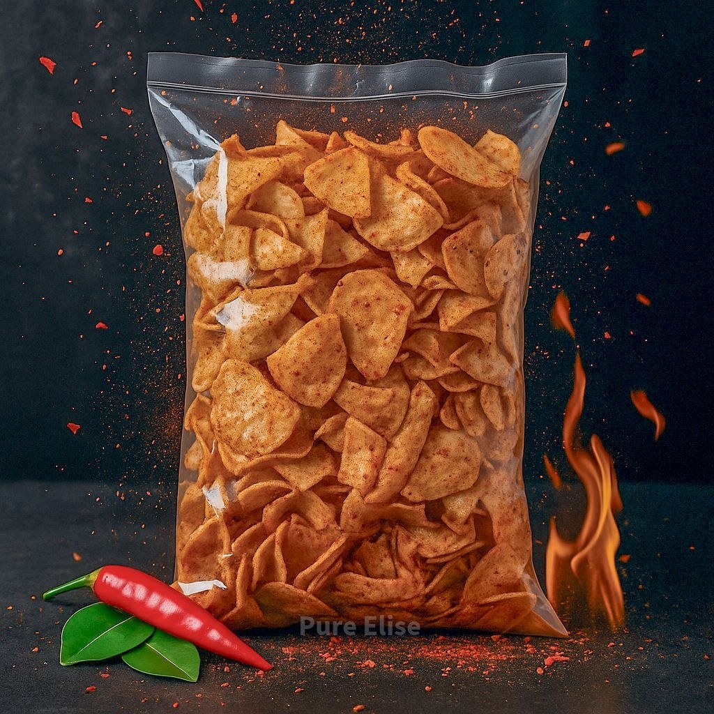 

Basreng Pedas Kering Daun Jeruk 1 KG – Camilan Viral Renyah Murah Enak