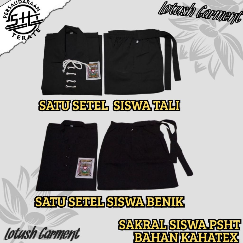 Sakral Siswa Psht Tali - Sakral Siswa Benik- Seragam Psht-Sakral Bahan Kahatex -Sakral Siswa Psht