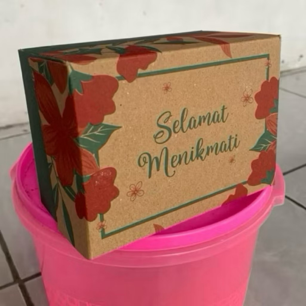 

100 Pcs Dus Kue/Snack || Kardus Snack uk 14x10x7 ||