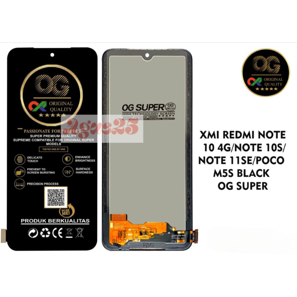 LCD XIAOMI REDMI NOTE 10 4G/NOTE 10S/NOTE 11SE/POCO M5S LCD TOUCHSCREEN ORIGINAL