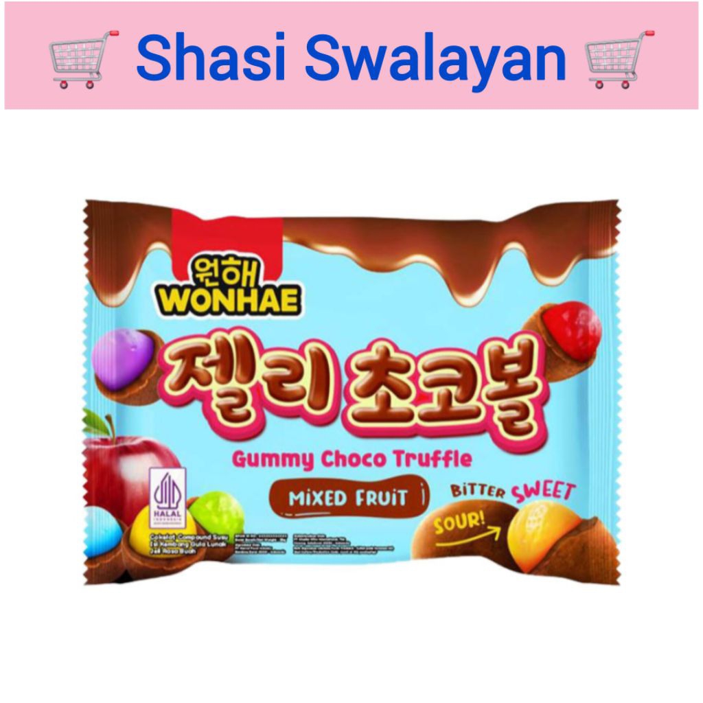 

WONHAE Gummy Choco Truffle Mixed Fruit 32 gram