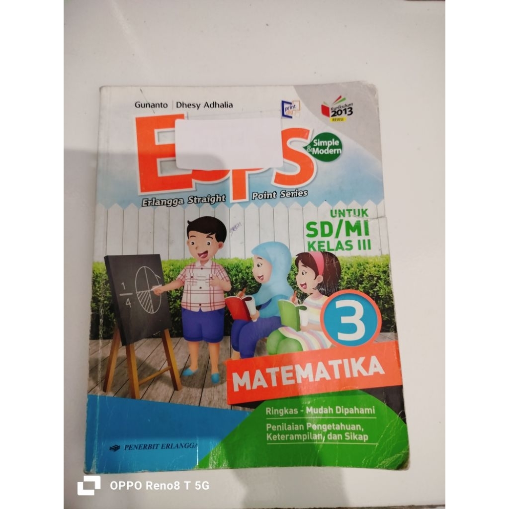 Buku Paket ESPS Matematika SD kelas 3