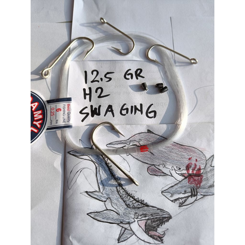 Pancing dan Senar J 4 EGAR 12,5 H2 Swaging