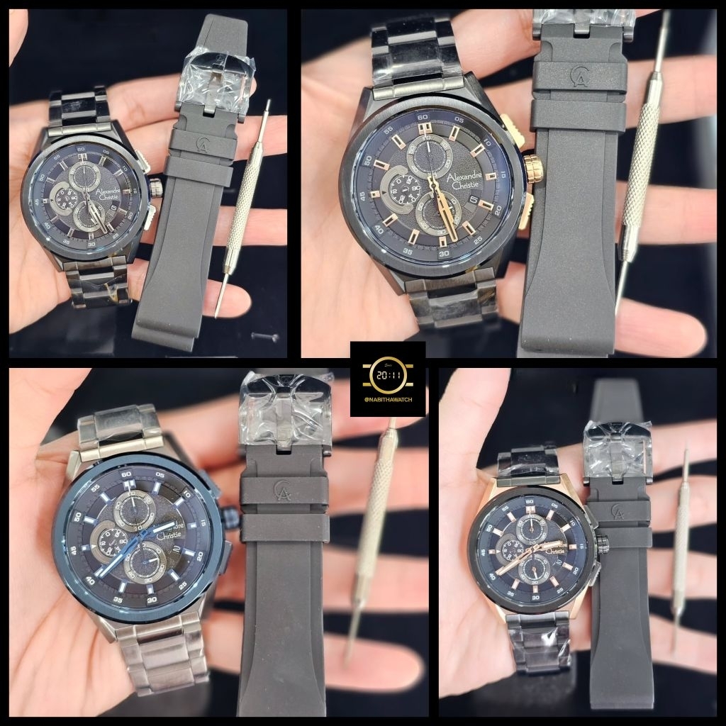 Jam Tangan Pria Alexandre Christie AC6654 new 6654 Original Garansi Resmi