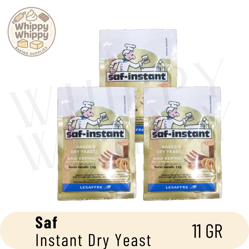 

Ragi Kering Saf Instant Yeast 11gr / Ragi Roti Saf Instan / Instant Dry Yeast Sachet / Ragi