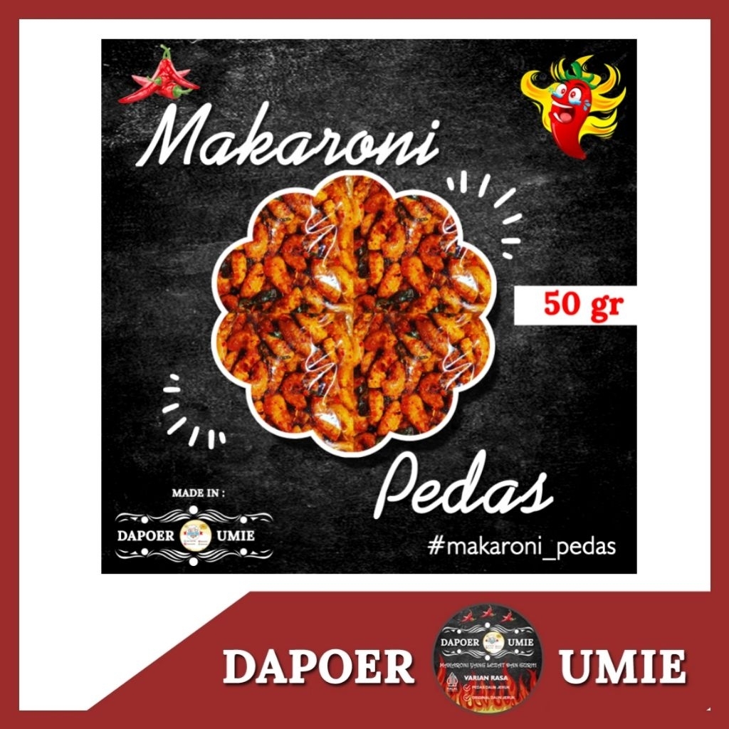 

MAKARONI BANTET PEDAS DAUN JERUK 50gr / TIDAK KERAS,PEDAS,GURIH,ASIN