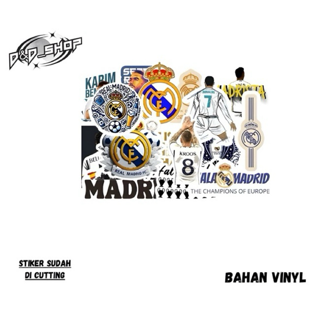 

Stiker Pack Klub Sepak bola Real madrid Vinyl | cutting