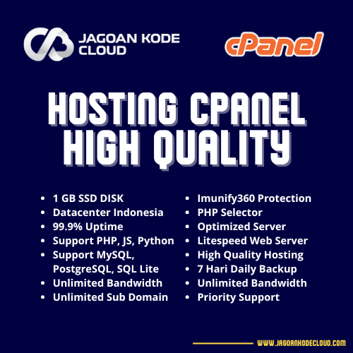 Hosting Termurah cPanel Bisa Diperpanjang