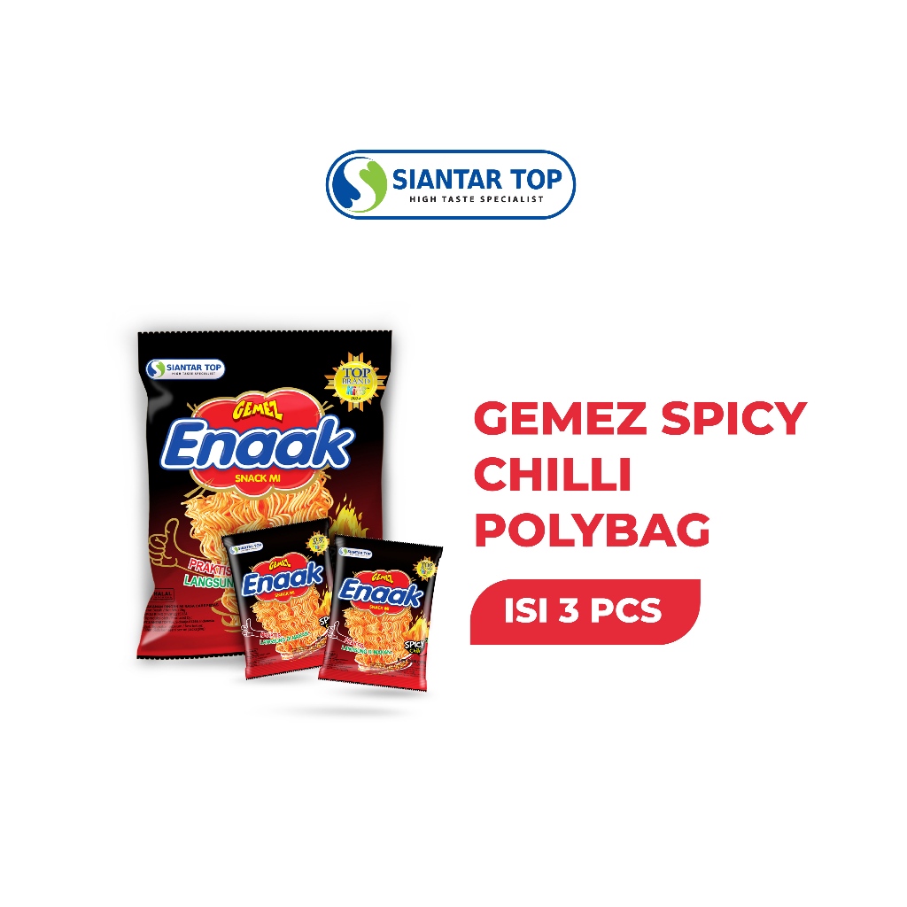 

Gemez Enaak Spicy Chilli 26 gr x 3 PCS (Polybag) - SIANTARTOP