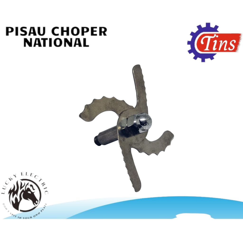 PISAU CHOPPER NATIONAL PISAU BLENDER EMPAT MATA PISAU PANASONIC CHOPPER STAINLESS