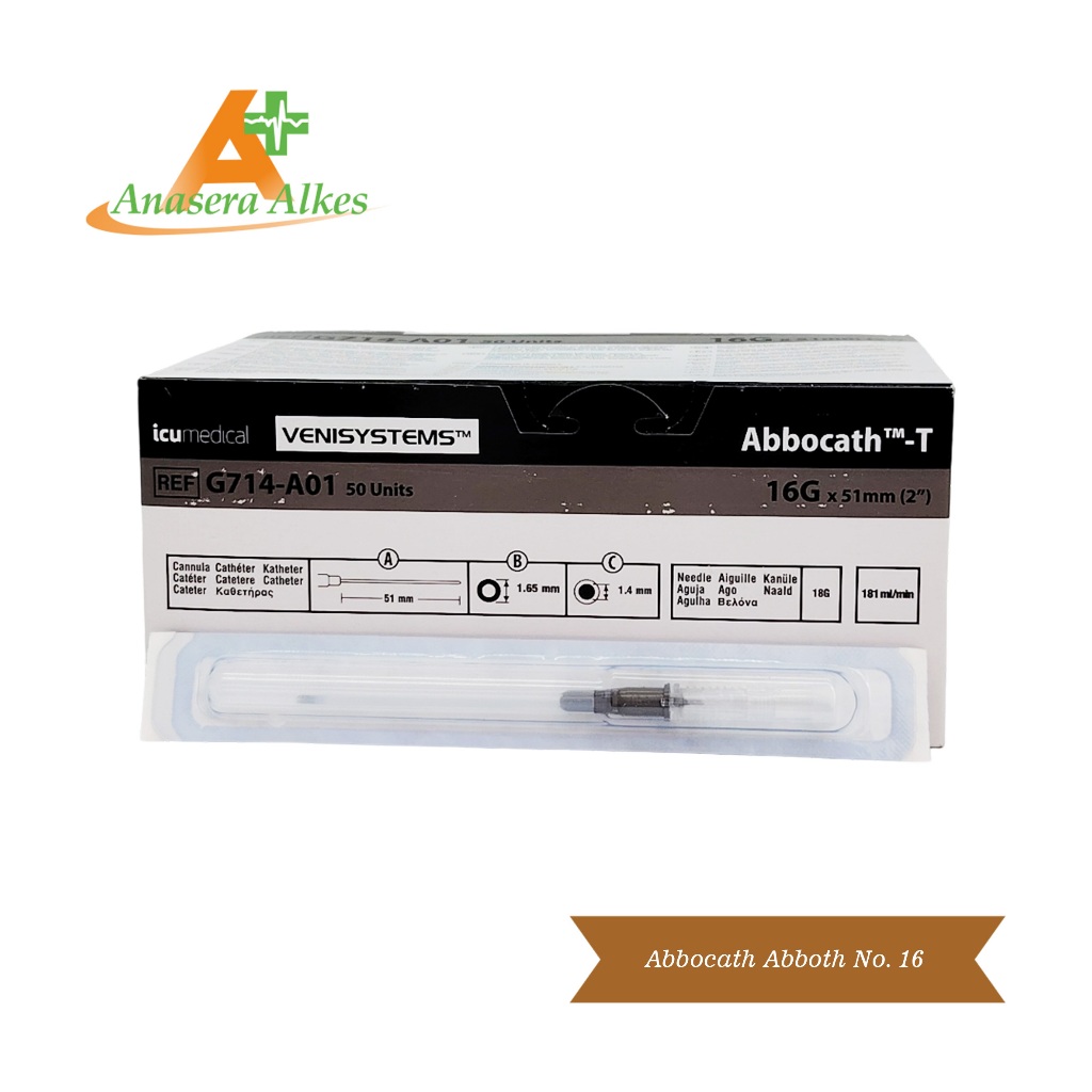 Abbocath Abboth Venisystem No. 16G x 51mm