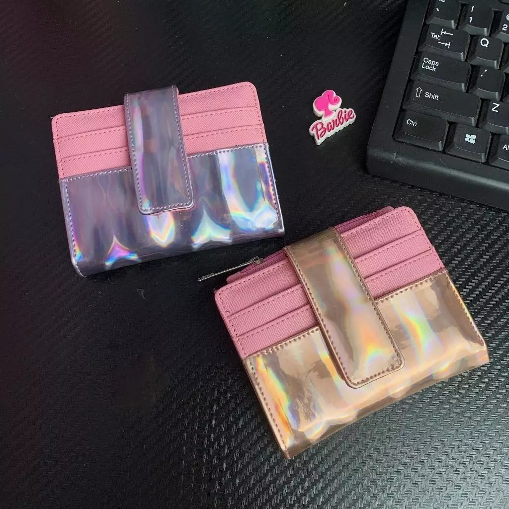 Dompet Wanita Hologram Sylvana Dompet Lipat Kartu Mini by Zms Collection'S/Dompet lipat hologram