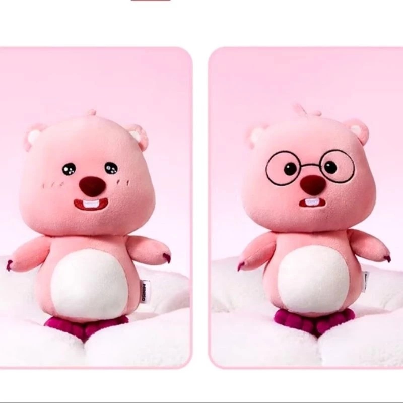 Saless Mainan Boneka Loopy Lucu Pakai Kacamata Plush Toys Doll Lembut / Boneka Loopy