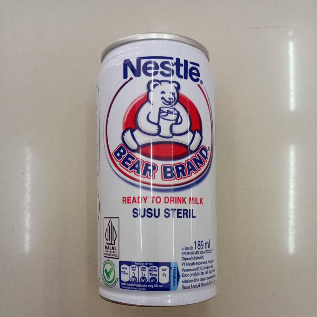 

BEAR BRAND - SUSU KALENG 189 ml